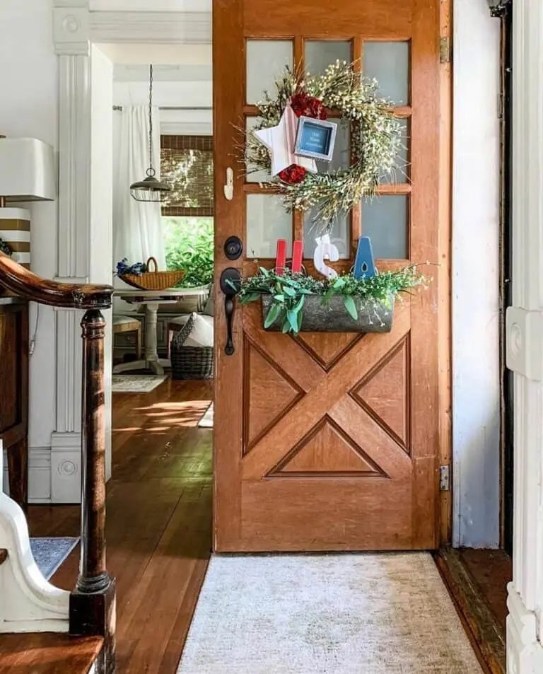 Rustic Wood Front Door