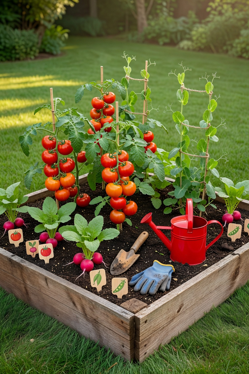 Kids Vegetable Patch Section