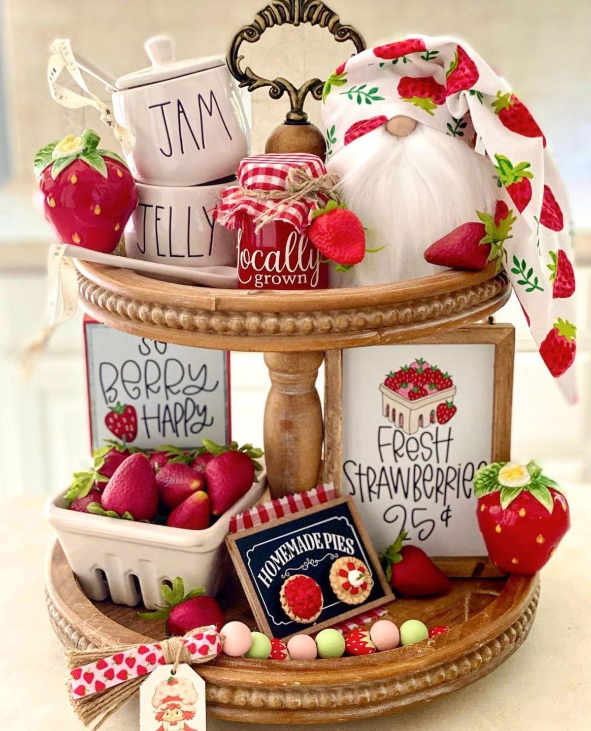 Strawberry Centerpiece