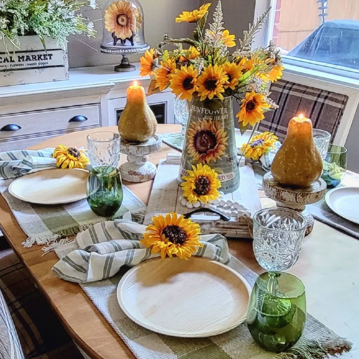 Sunflower Table Vase