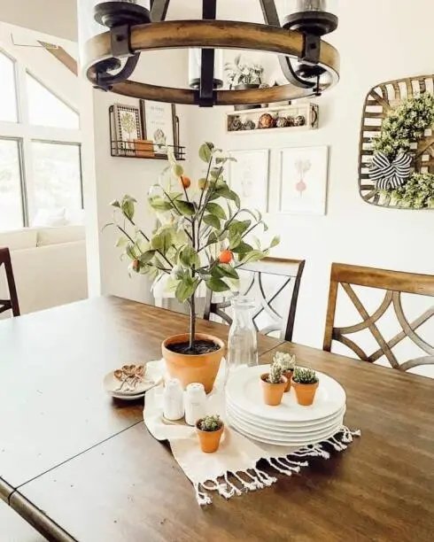 Terracotta Pot Centerpiece