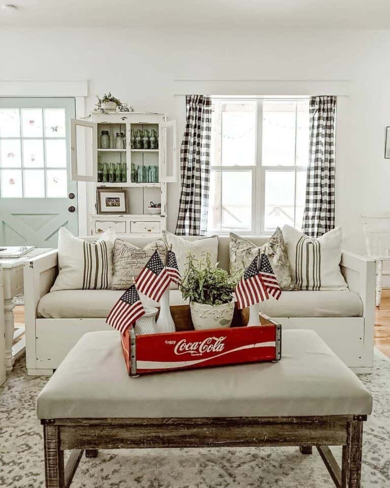 Tray With Flags