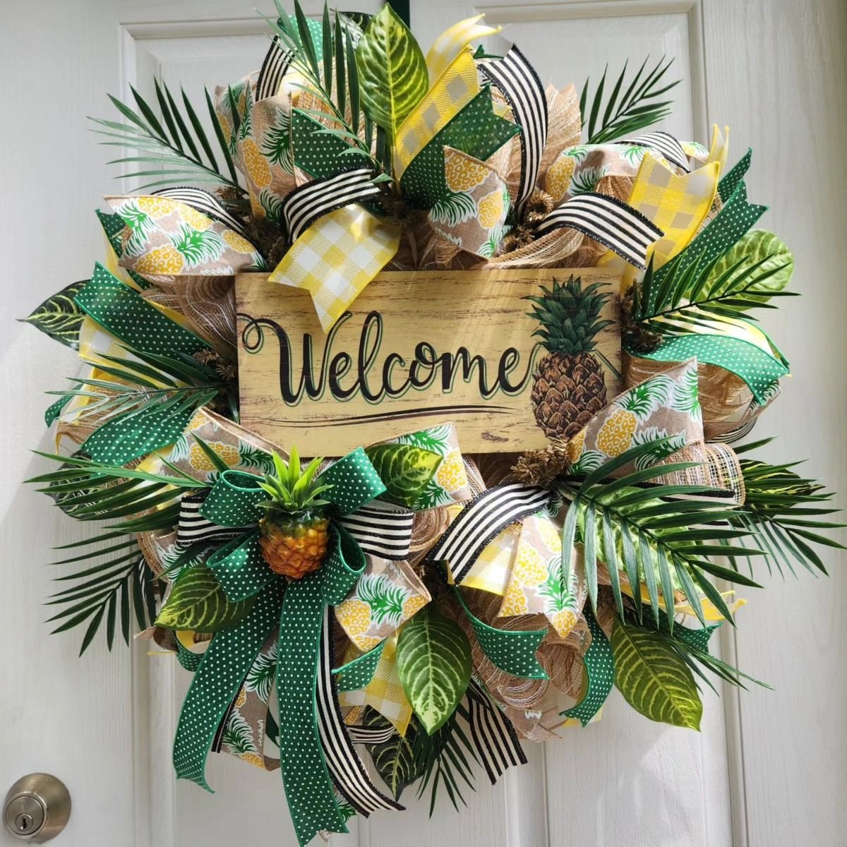 Tropical Pineapple Wreath
