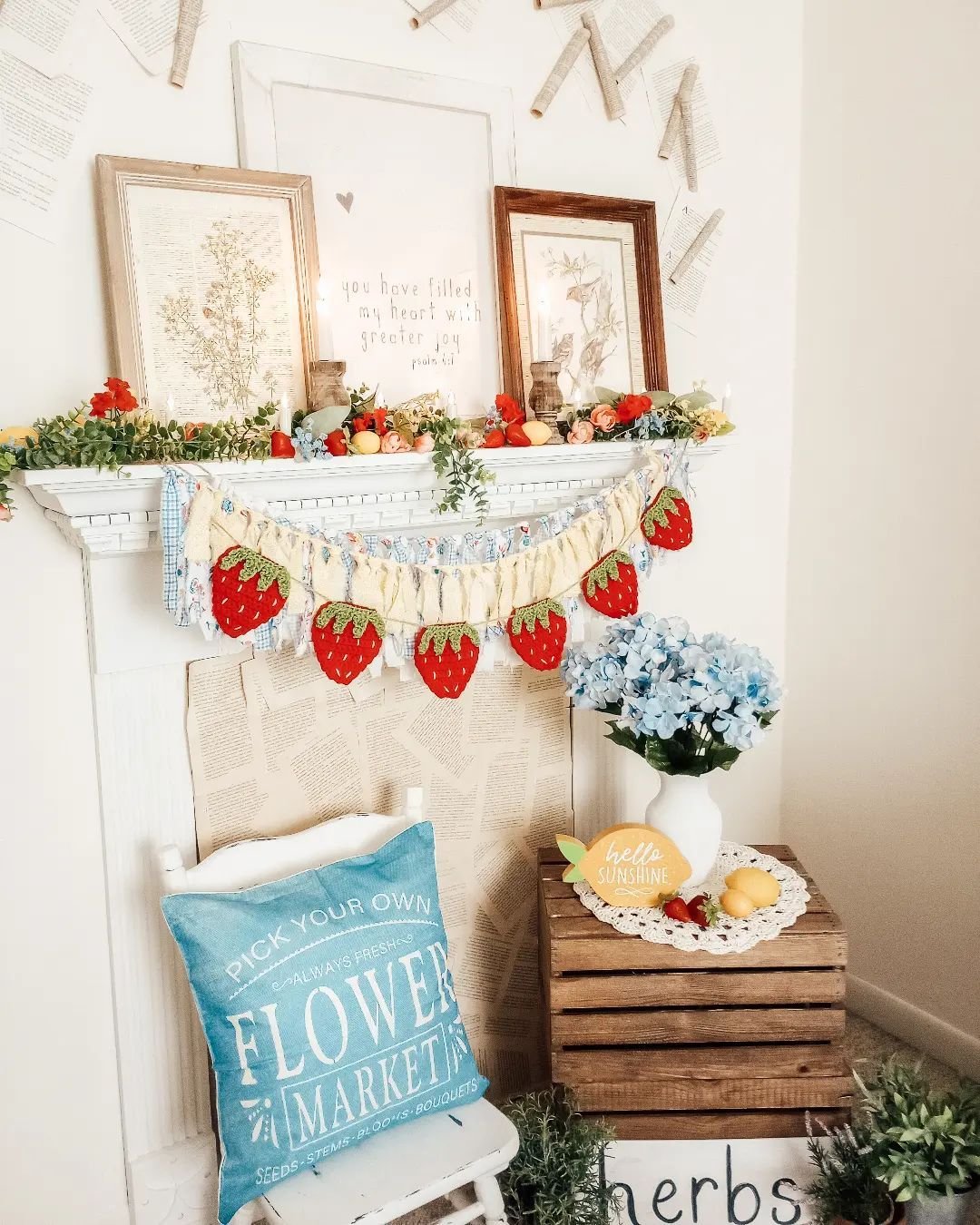 Vintage Book Page Cover