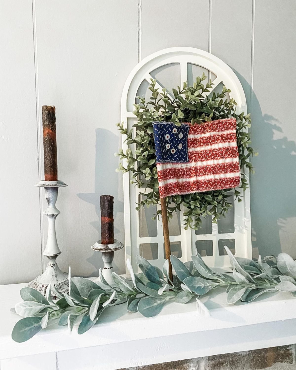 Vintage Mantel Decor