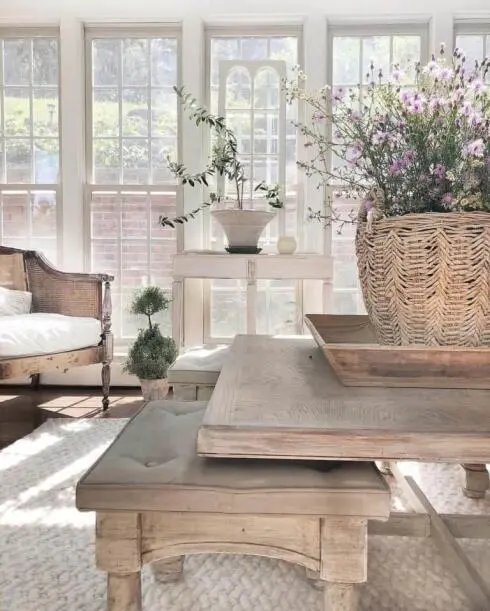 Wooden Sunroom Tables