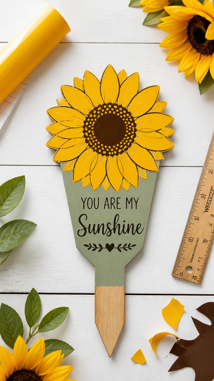 Sunflower Garden Marker