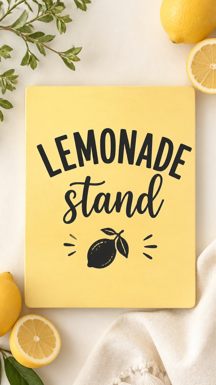 Lemonade Stand Sign