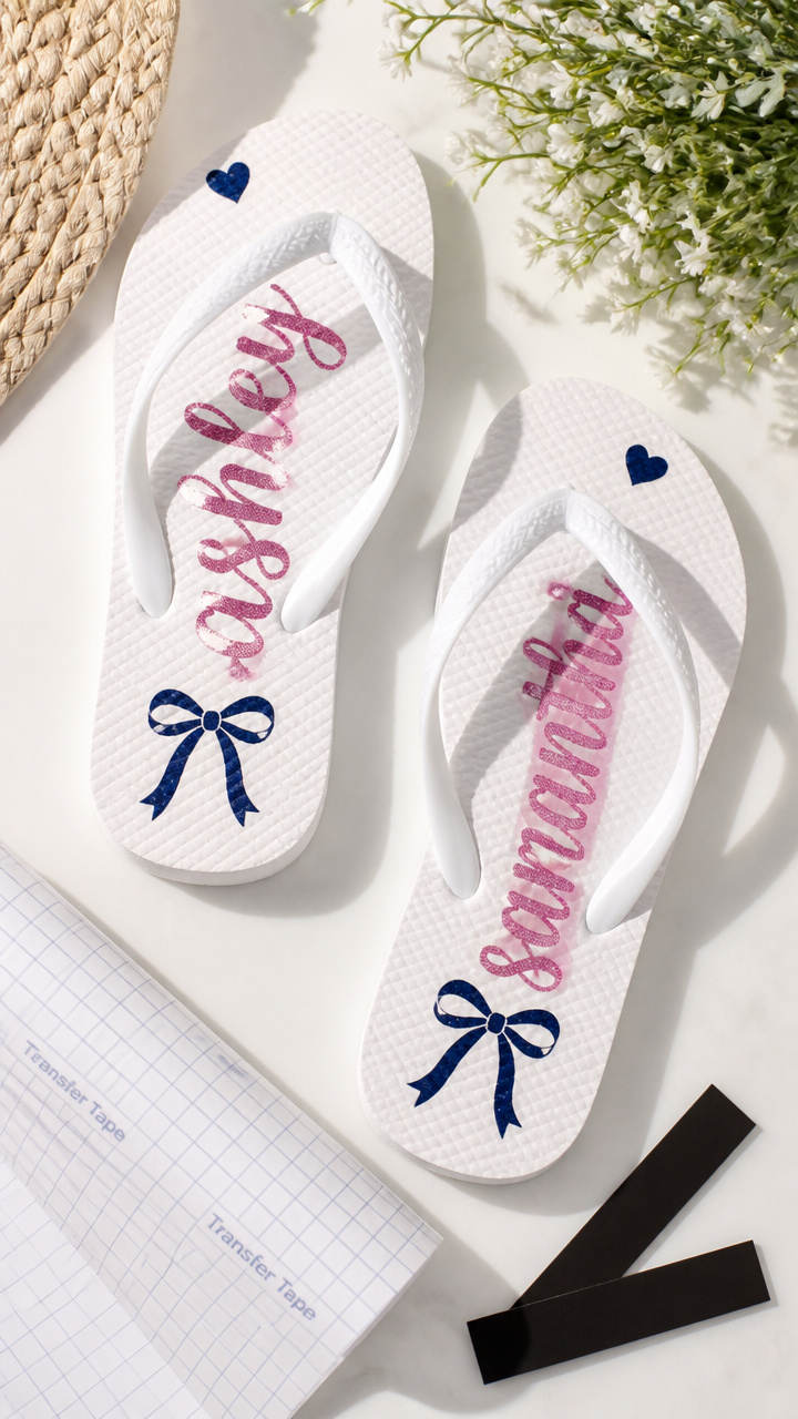 Custom Flip-Flop Name Straps