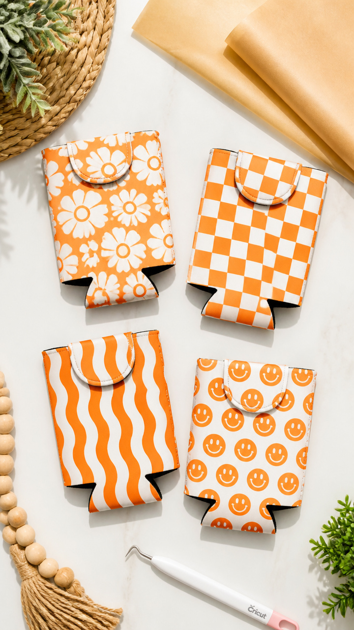 Flip-Top Can Cooler Sleeves
