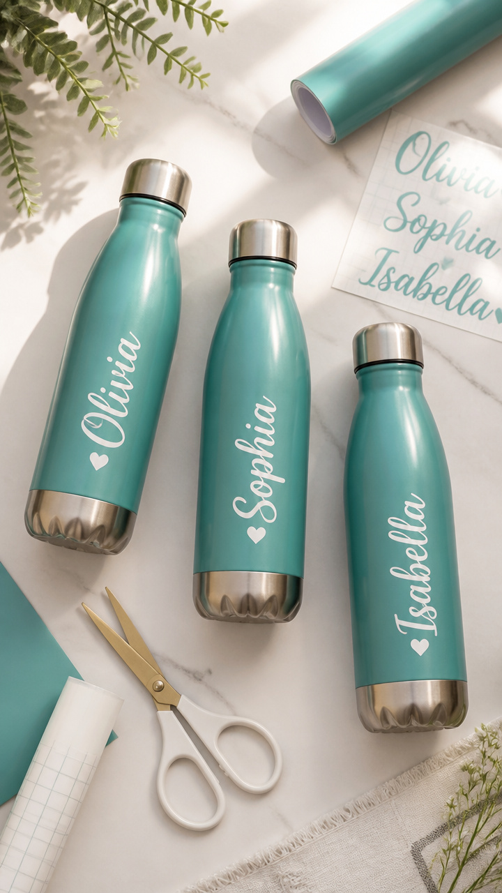 Water Bottle Name Labels