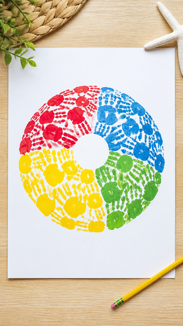 Beach Ball Bounce Art