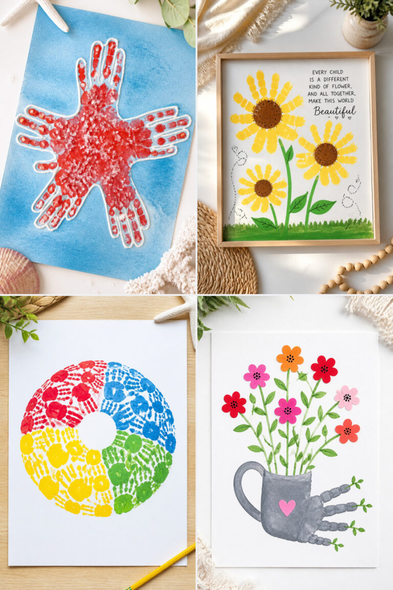 10 Easy Summer Handprint Crafts