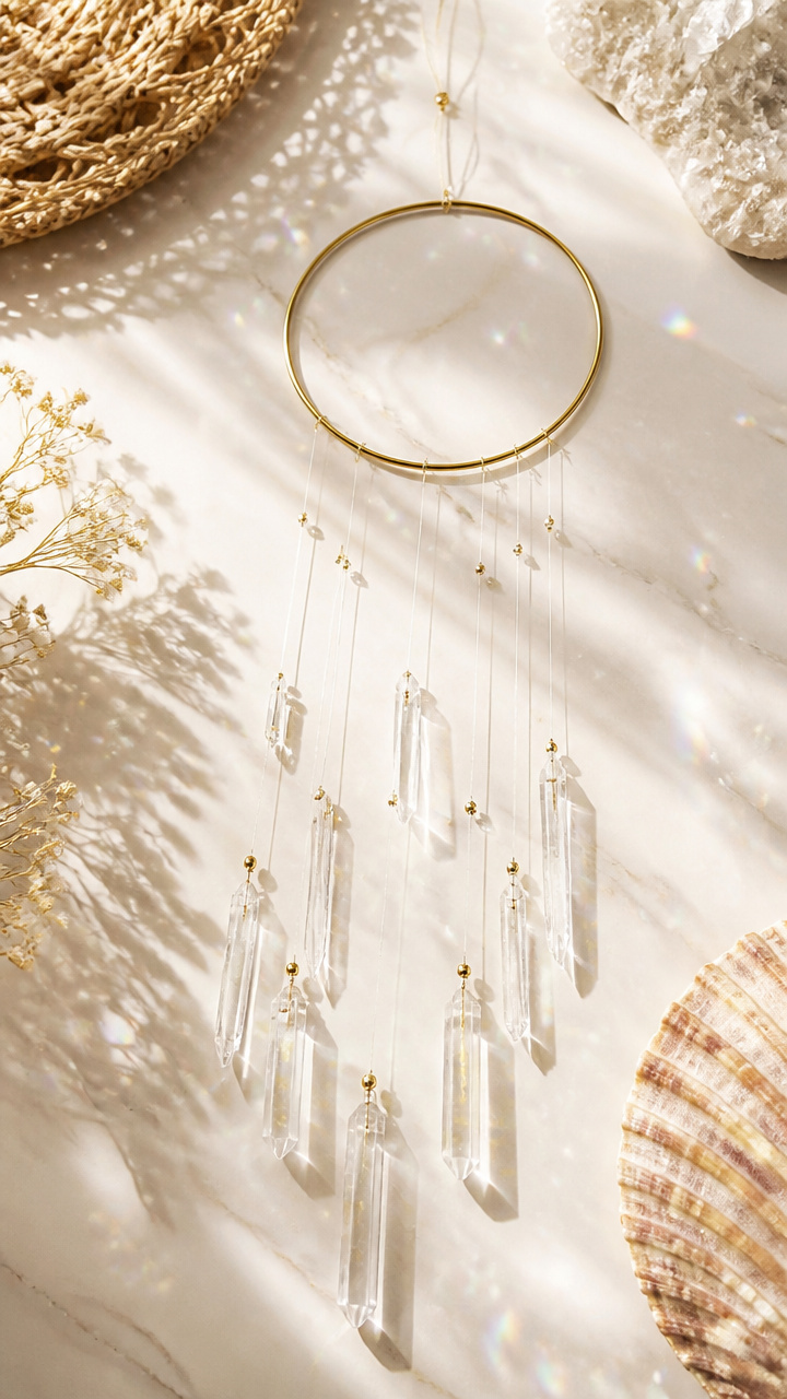 Crystal Sun Catcher Mobile