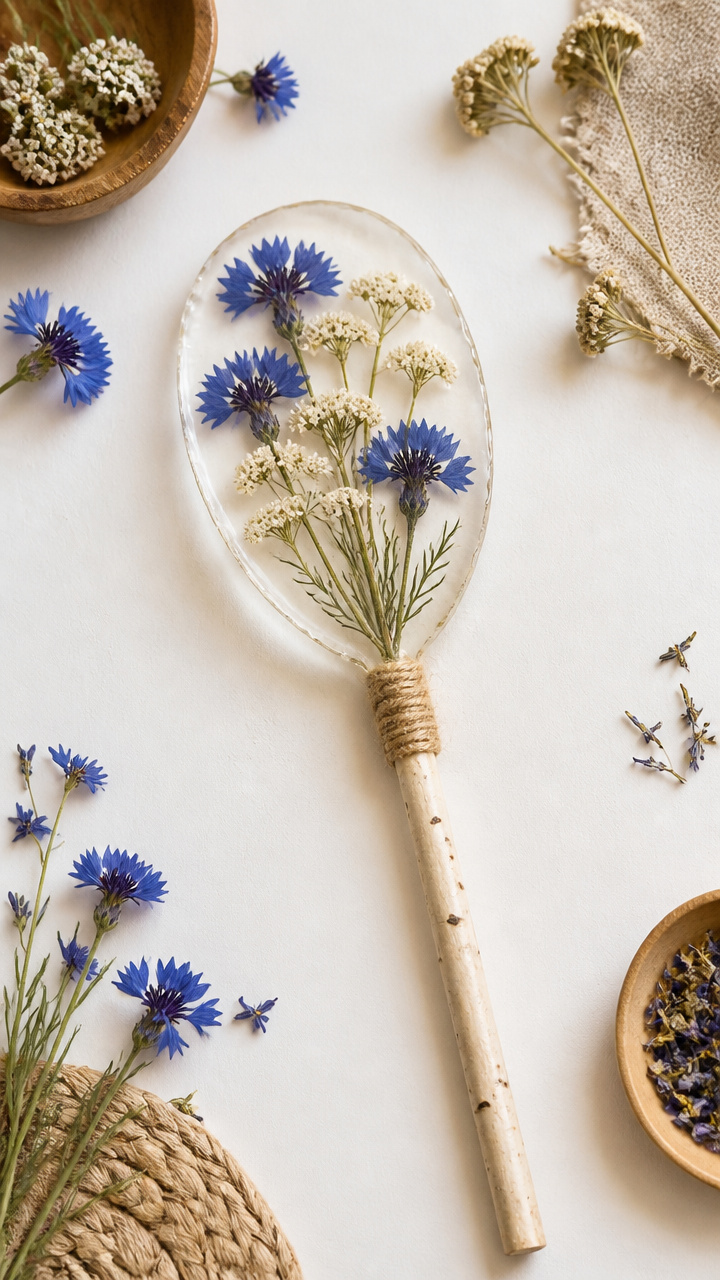 Pressed Flower Wand