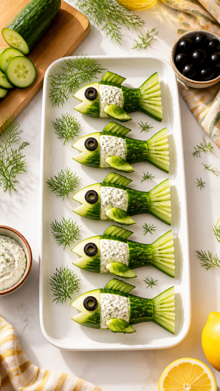 Cucumber Fish Snacks