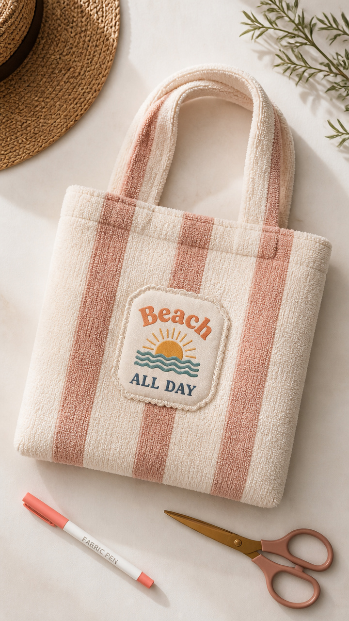 Beach Towel Tote Bag