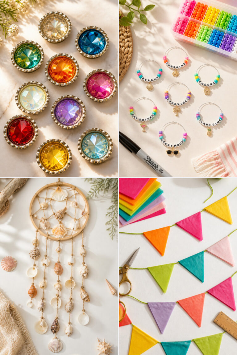 12 Easy Dollar Tree Summer Crafts on a Budget