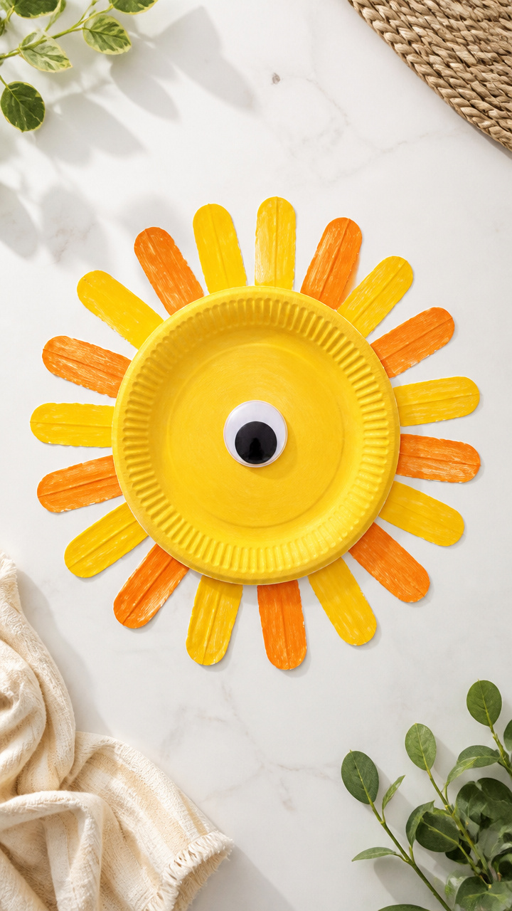 Paper Plate Sun