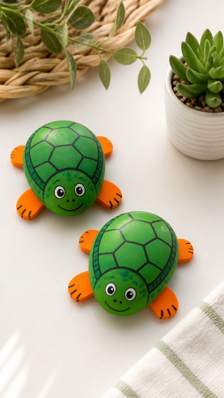 Painted Rock Turtles