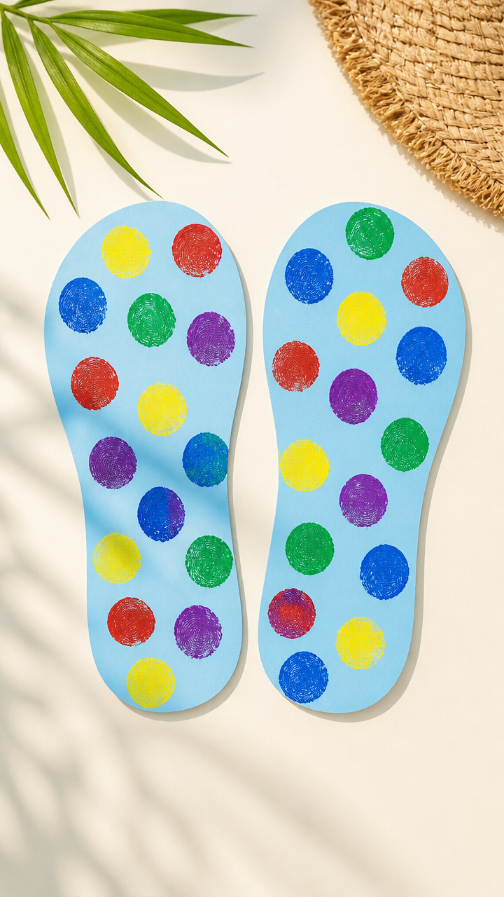 Fingerpaint Flip-Flops