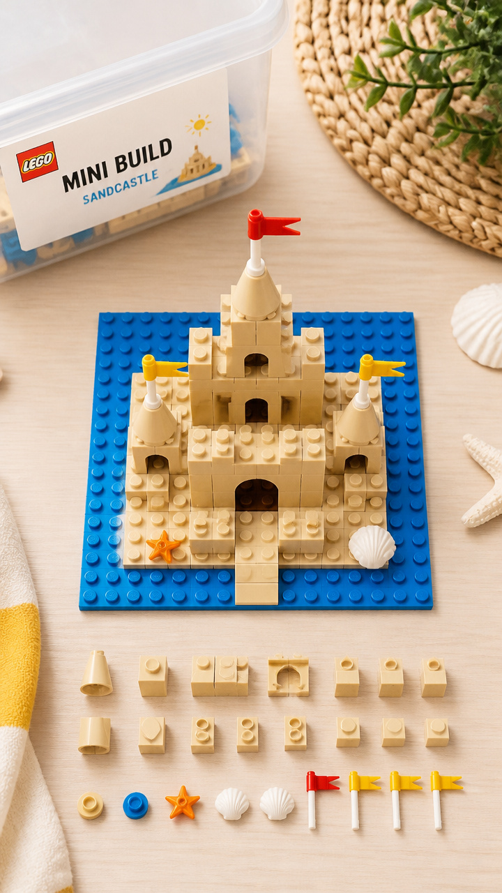 Lego Sandcastle