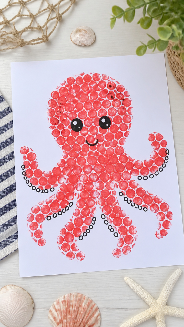 Bubble Wrap Octopus