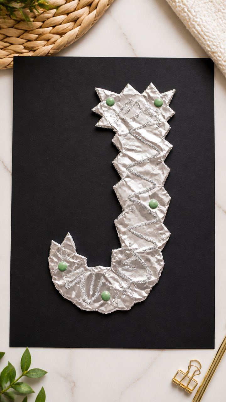 Jagged Foil 'J'