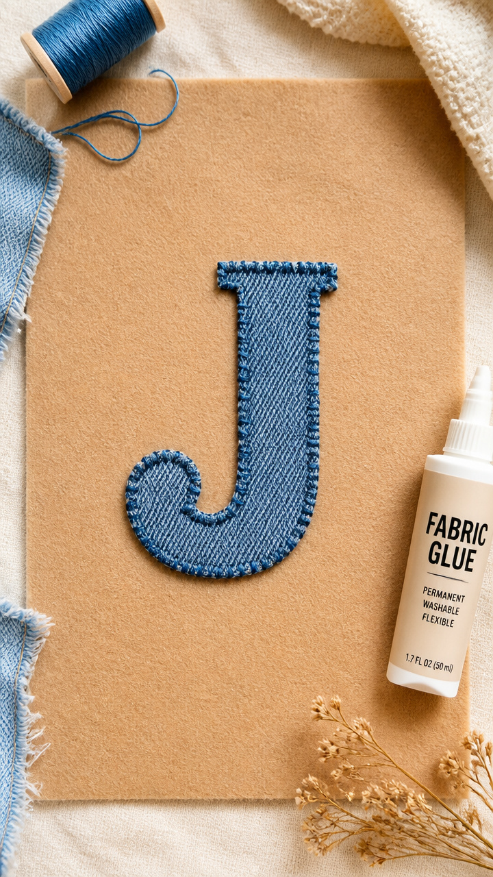 Jeans Patch Letter