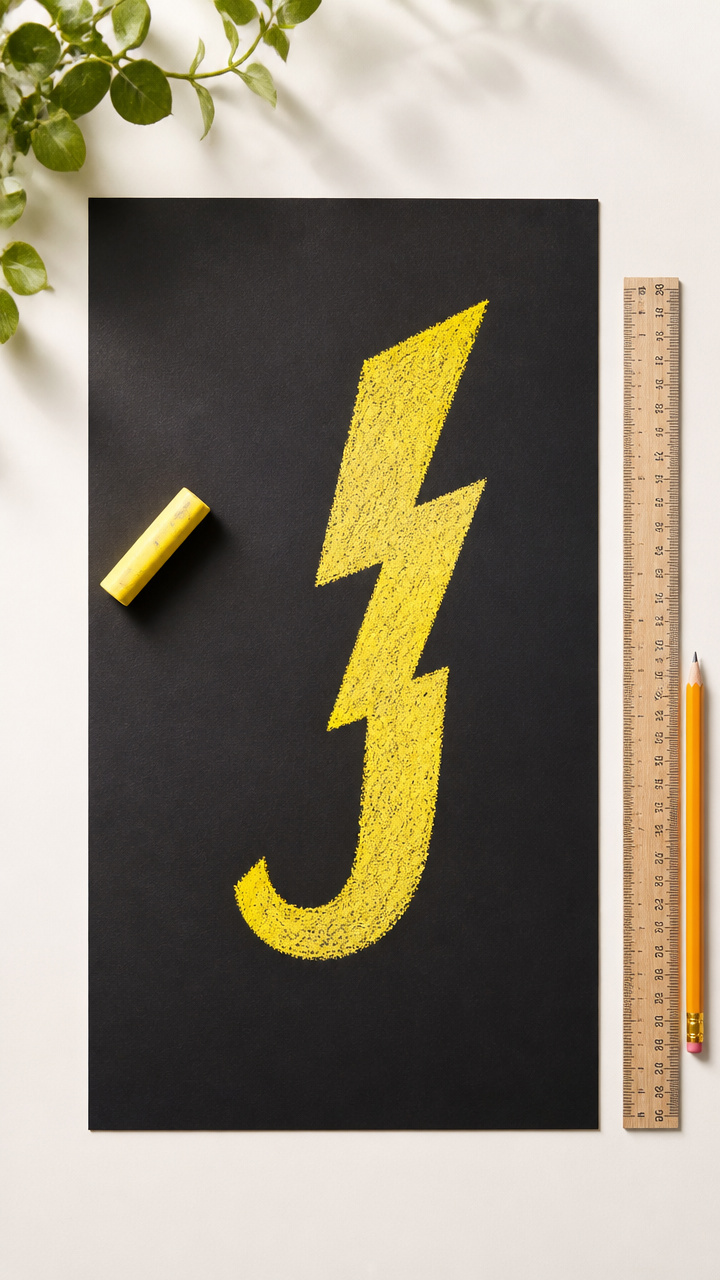 Jagged Lightning 'J'