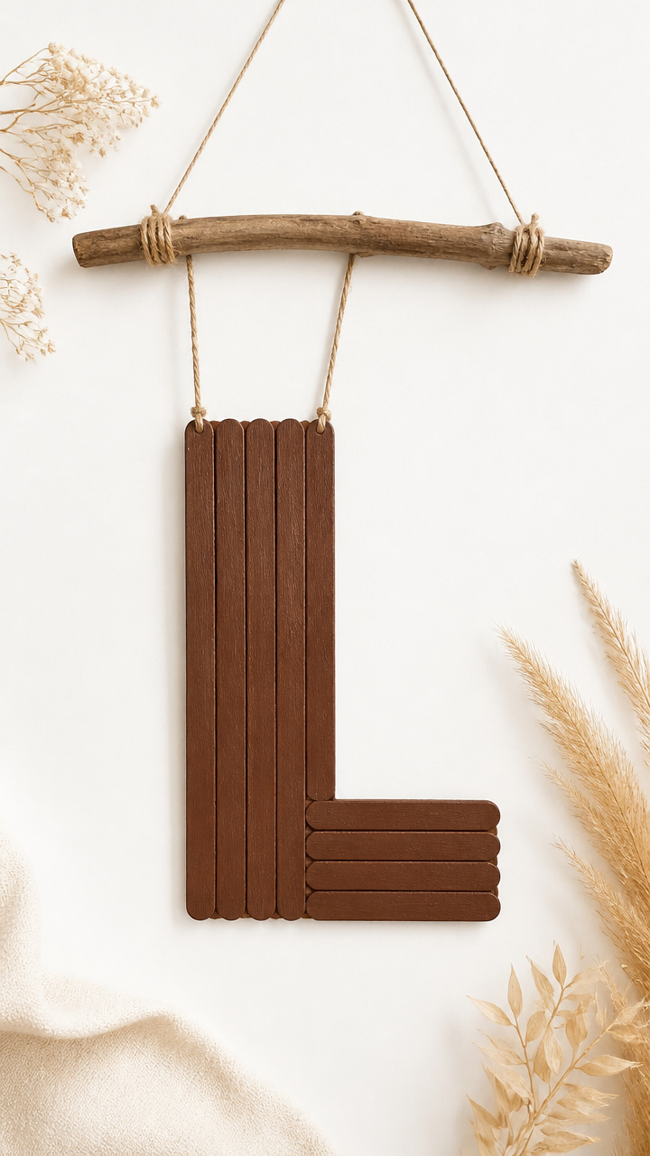 Lollipop Stick Letter Mobile
