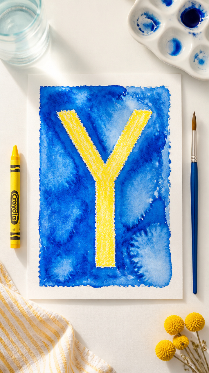 Wax Resist Y Painting