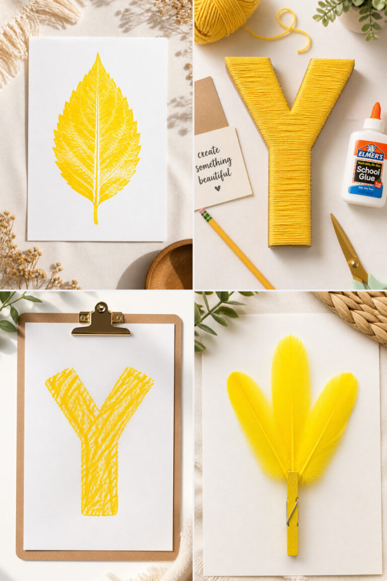 15 Cute Letter Y Crafts for Preschool Alphabet Practice at Home