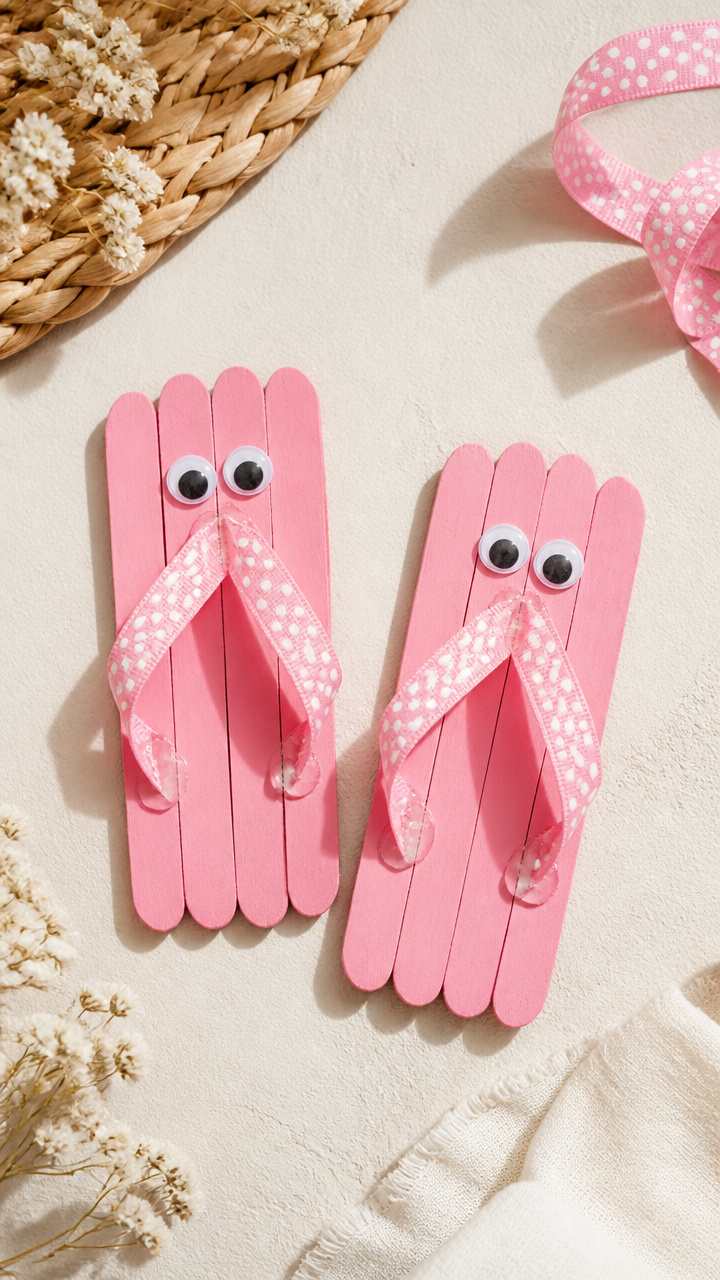Popsicle Stick Flip-Flops