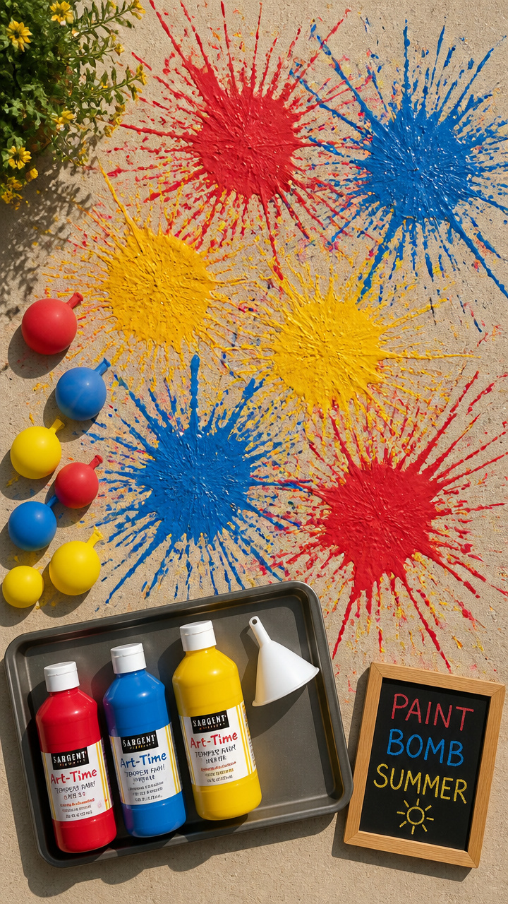 Water Balloon Paint Bombs