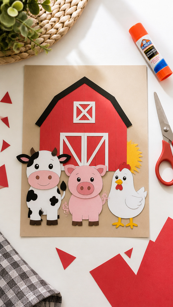 Barnyard Animal Collage