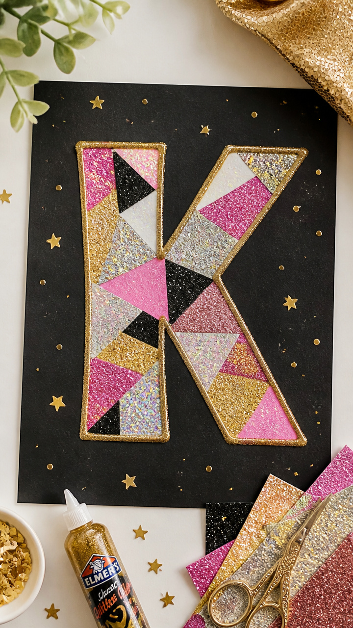 K-Cut Glitter Collage
