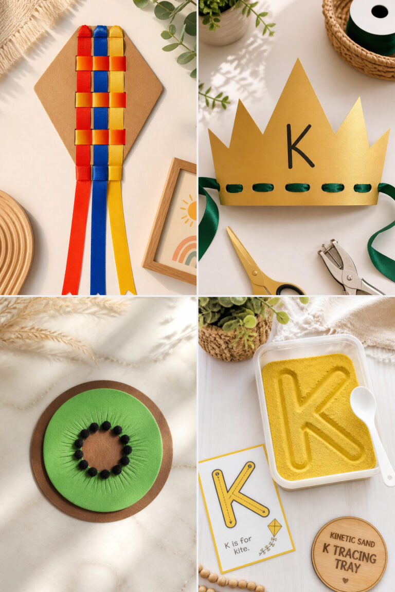 15 Easy Letter K Crafts for Preschool Alphabet Learning Activities