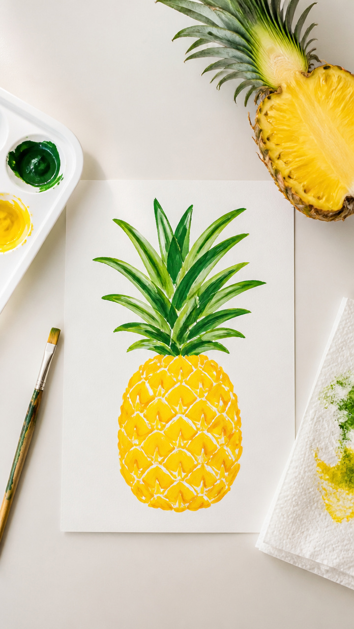 P is for Pineapple Print