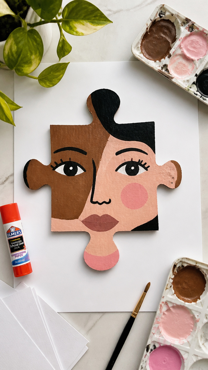Puzzle Piece Portraits