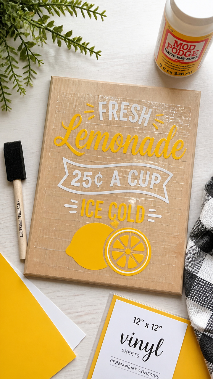 Lemonade Stand Vinyl Sign