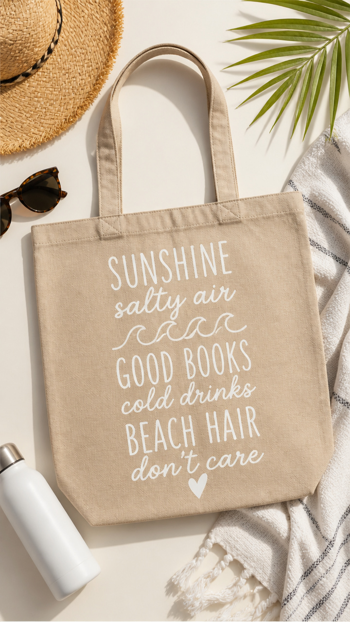 Personalized Beach Tote Bag