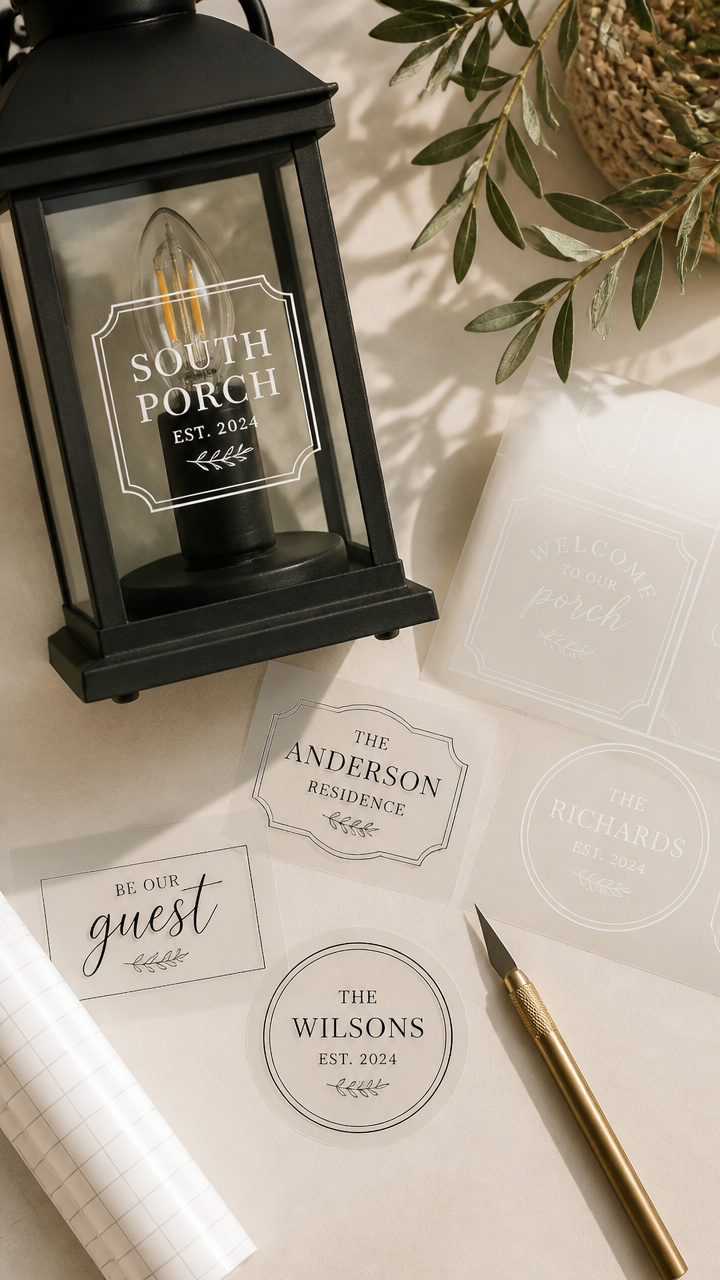 Outdoor Lantern Labels