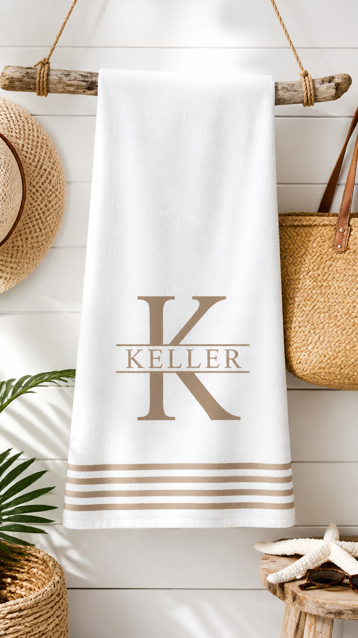 Beach Towel Monograms