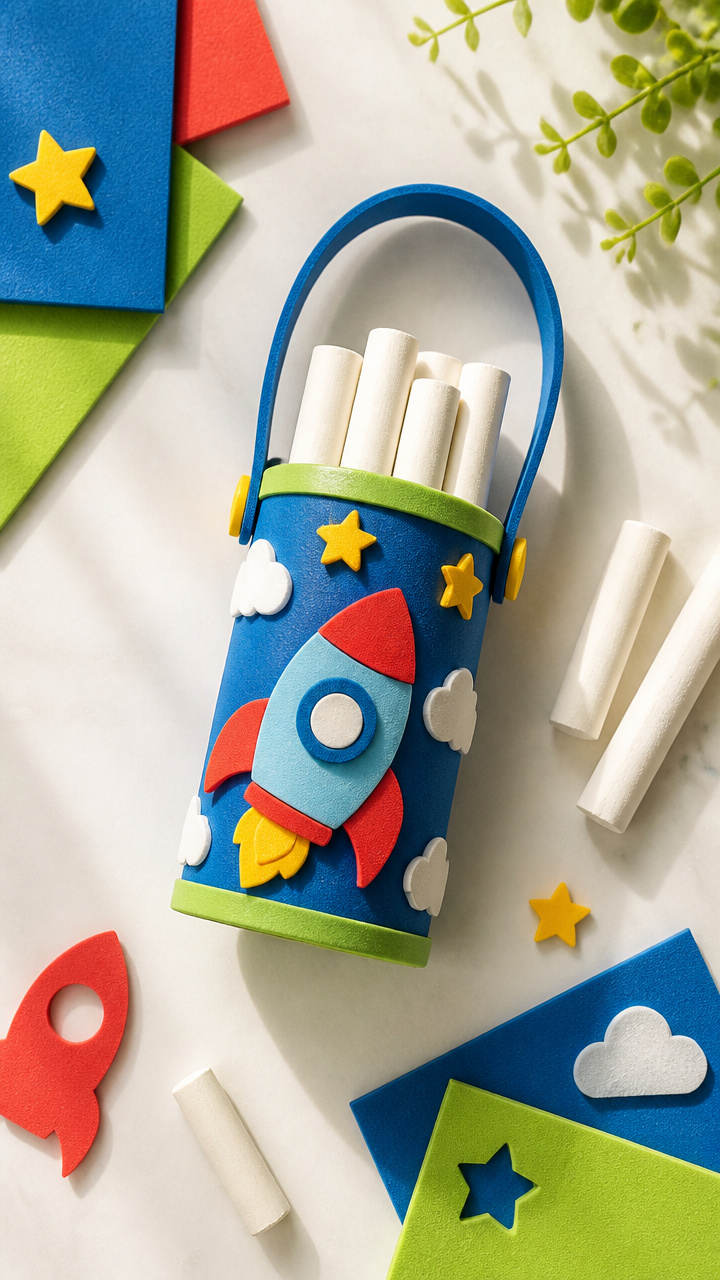Kids’ Sidewalk Chalk Holder