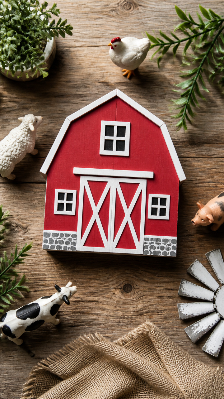 Farmhouse from Cereal Boxes