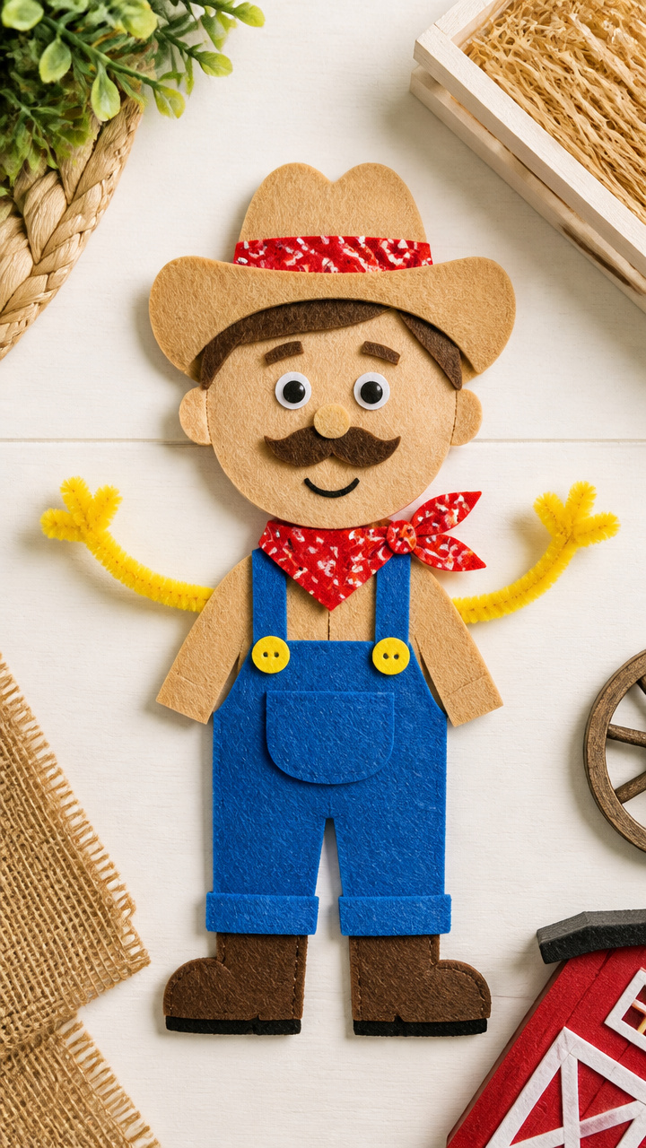 Fuzzy Felt Farmer