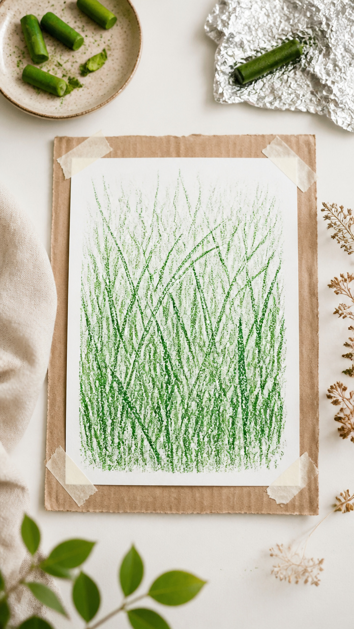 Grass Texture Rubbing