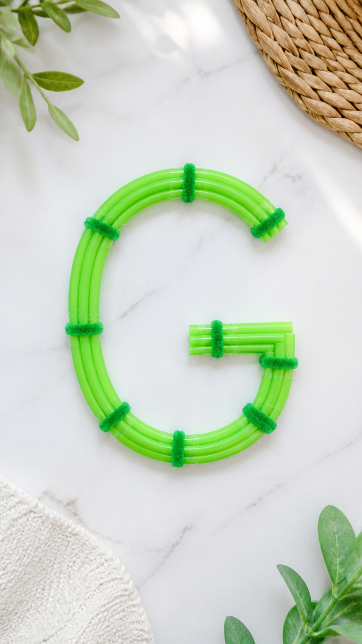 Glow Stick G Letters
