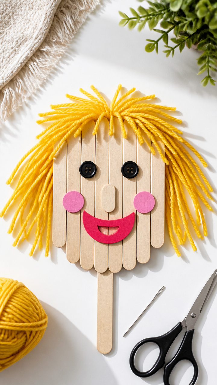 Giggle Face Popsicle Mask